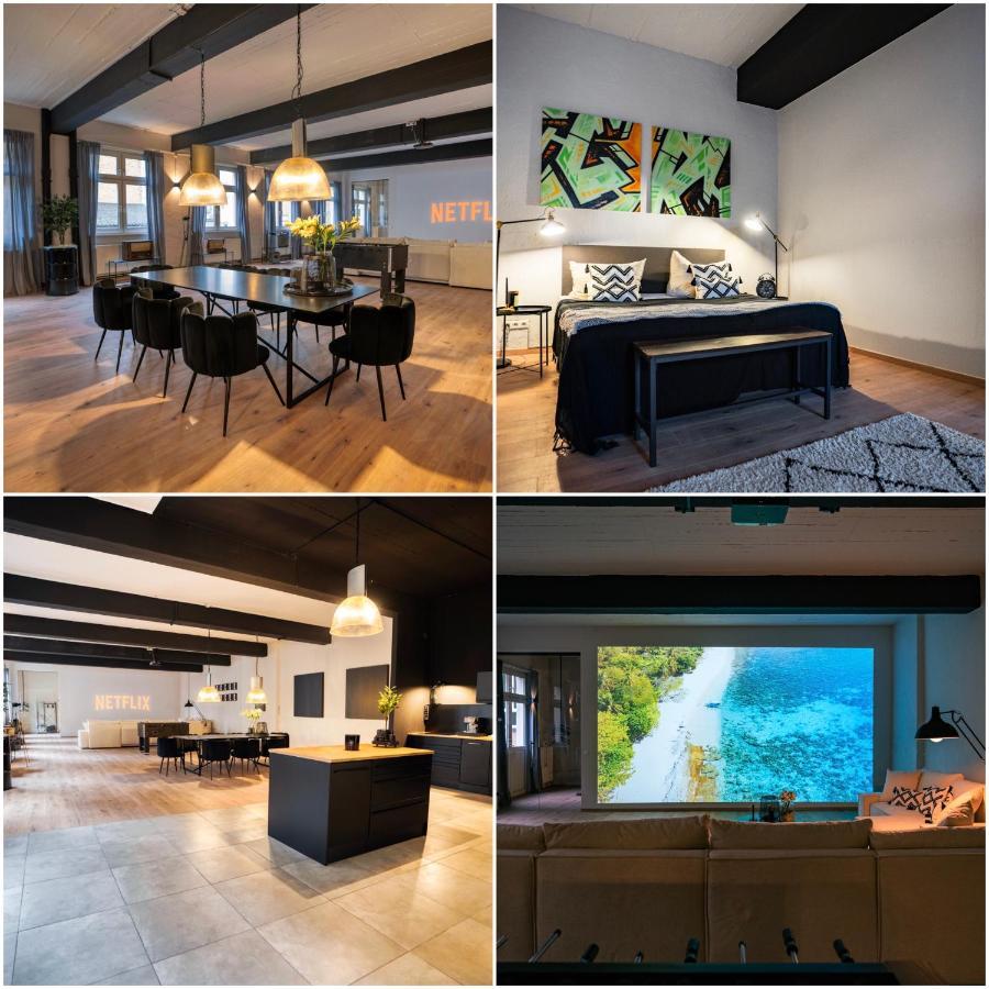 Design Loft - 200Qm2 - Heimkino - Bestlage - Parkplatz Висбаден Экстерьер фото